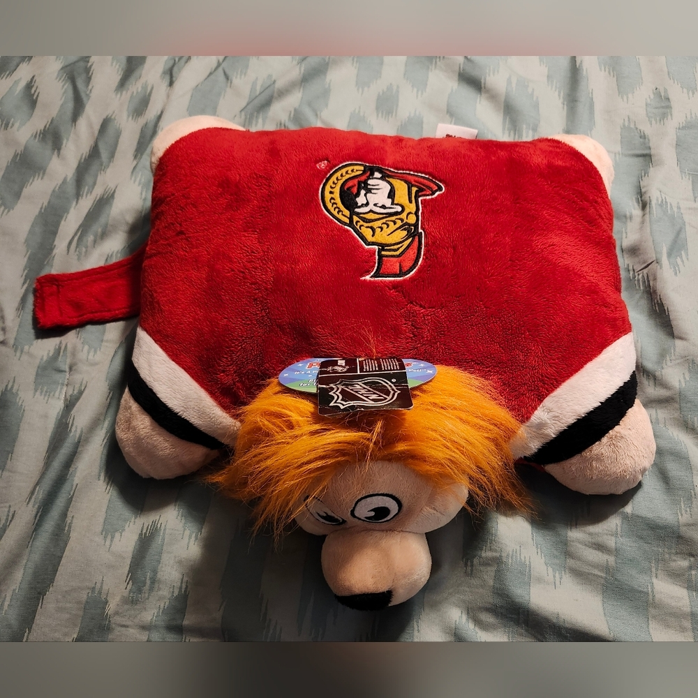 NWT Ottawa Senators NHL Plush 2011 Pillow Pets